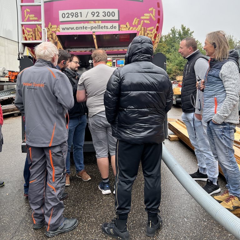 Schulung ante Lkw hoch